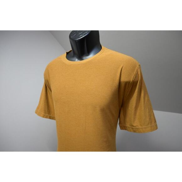 Vuori Gym Shirt Performance Short Sleeve Running Golden Mens Size Large - Picture 3 of 7